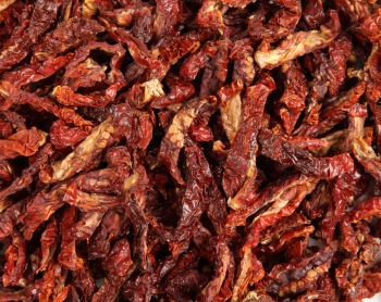 Dehydrated Sun Dried Tomato Strips preserved with Salt