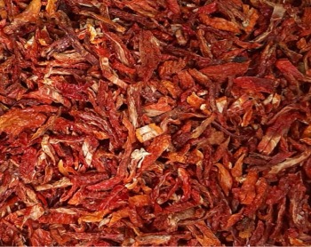 Dehydrated Sun Dried Tomato Strips preserved with Sulphur Dioxide