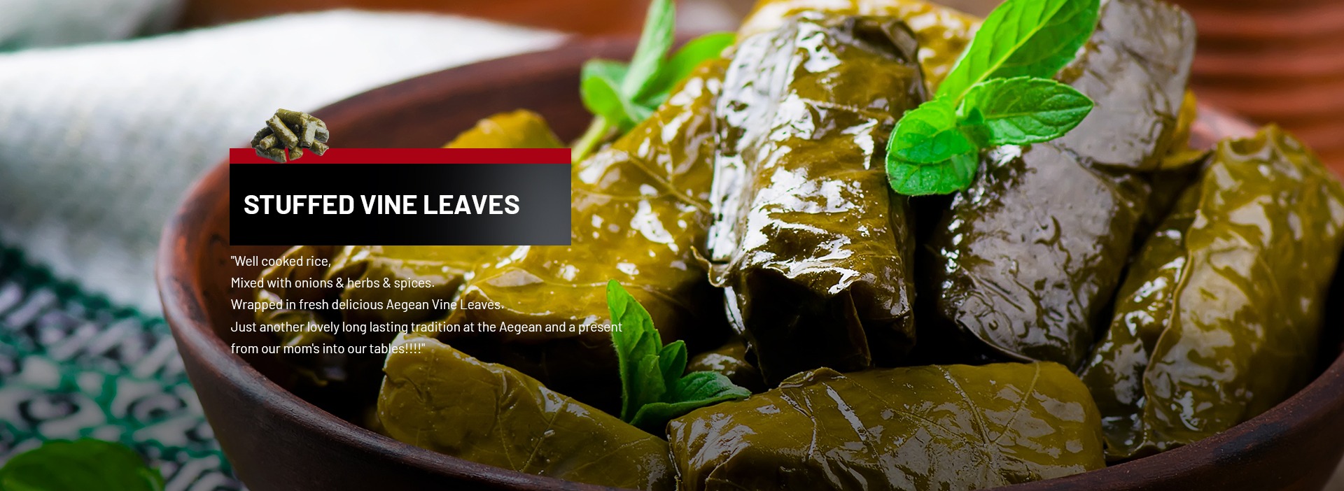 Stuffed Vine Leaves